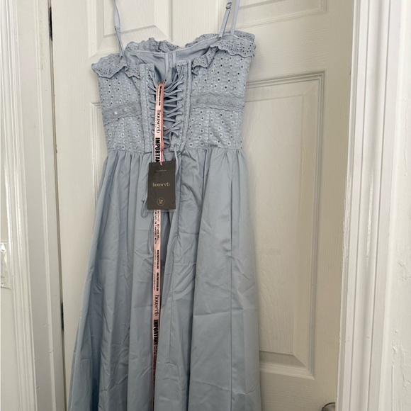 House of CB Jamie blue soft dress . Never used , tags intact - Picture 5 of 7